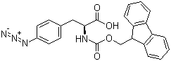 structure of CAS# 163217-43-4, Fmoc-L-4-azidophenylalanine
