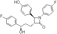 CAS # 163222-33-1, Ezetimibe, 1-(4-Fluorophenyl)-3-[3-(4-fluorophenyl)-3-hydroxy-propyl]-4-(4-hydroxyphenyl)-azetidin-2-one