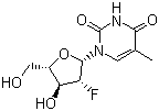 structure of CAS# 163252-36-6, Clevudine