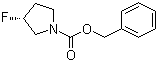 CAS 登录号：163457-21-4, N-Cbz-3(R)-氟吡咯烷, 3(R)-氟吡咯烷-1-甲酸苄酯