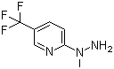 structure of CAS# 163620-24-4, 2-(1-Methylhydrazino)-5-(trifluoromethyl)pyridine