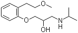 structure of CAS# 163685-38-9, 1-[2-(2-Methoxyethyl)phenoxy]-3-[(1-methylethyl)amino]-2-propanol