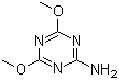 structure of CAS# 16370-63-1, 4,6-二甲氧基-1,3,5-三嗪-2-胺