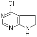 structure of CAS# 16372-08-0, 4-氯-6,7-二氢-5H-吡咯并[2,3-d]嘧啶