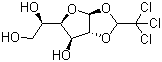 CAS # 16376-36-6, 1,2-O-[(1S)-2,2,2-Trichloroethylidene]-alpha-D-glucofuranose, NSC 52806, beta-Chloralose