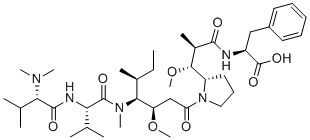 structure of CAS# 163768-50-1, 澳瑞他汀F