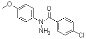 CAS # 16390-07-1, N-(4-Chlorobenzoyl)-N-(4-methoxyphenyl)hydrazine, N-4-Methoxyphenyl-N-4-chlorobenzoylhydrazide