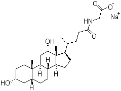 CAS # 16409-34-0, Sodium glycodeoxycholate, Sodium N-[(3alpha,5beta,12alpha)-3,12-dihydroxy-24-oxocholan-24-yl]aminoacetate