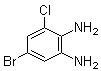 structure of CAS# 16429-44-0, 5-溴-3-氯-1,2-苯二胺