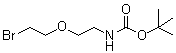 structure of CAS# 164332-88-1, [2-(2-溴乙氧基)乙基]氨基甲酸叔丁酯