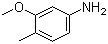 structure of CAS# 16452-01-0, 3-Methoxy-4-methylaniline
