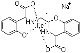 structure of CAS# 16455-61-1, Sodium ferric EDDHA