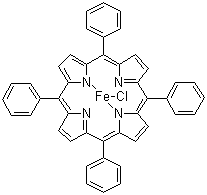 CAS # 16456-81-8, 5,10,15,20-Tetraphenyl-21H,23H-porphine iron(III) chloride, meso-Tetraphenylporphyrin iron(III) chloride complex