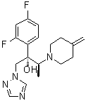 CAS # 164650-45-7, (alphaS,betaS)-alpha-(2,4-Difluorophenyl)-beta-methyl-4-methylene-alpha-(1H-1,2,4-triazol-1-ylmethyl)-1-piperidineethanol