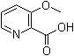 structure of CAS# 16478-52-7, 3-Methoxy-2-pyridinecarboxylic acid