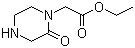 structure of CAS# 164784-87-6, 2-氧代哌嗪-1-乙酸乙酯