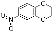 structure of CAS# 16498-20-7, 2,3-Dihydro-6-nitro-1,4-benzodioxin