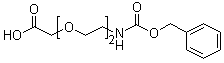 structure of CAS# 165454-06-8, 8-苄氧羰基氨基-3,6-二氧杂辛酸