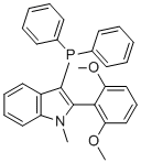 CAS # 1654755-02-8, 2-(2,6-Dimethoxyphenyl)-3-(diphenylphosphaneyl)-1-methyl-1H-indole
