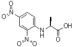 CAS # 1655-52-3, N-(2,4-Dinitrophenyl)-L-alanine, N-(2,4-Dinitrophenyl)alanine, NSC 89605