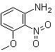CAS # 16554-47-5, 2-Nitro-3-methoxyaniline, 3-Methoxy-2-nitroaniline, 3-Methoxy-2-nitrophenylamine