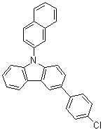 CAS # 1657017-43-0, 3-(4-Chlorophenyl)-9-(2-naphthalenyl)-9H-carbazole