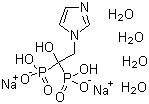 structure of CAS# 165800-07-7, 唑来磷酸二钠四水合物