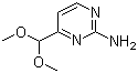 structure of CAS# 165807-05-6, 4-Dimethoxymethylpyrimidin-2-ylamine