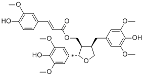 CAS # 166322-14-1, 9-O-Feruloyl-5,5'-dimethoxylariciresinol