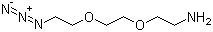 structure of CAS# 166388-57-4, 2-[2-(2-叠氮乙氧基)乙氧基]乙胺