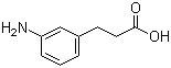 structure of CAS# 1664-54-6, 3-(3-Aminophenyl)propanoic acid