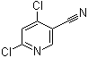 structure of CAS# 166526-03-0, 4,6-二氯烟腈
