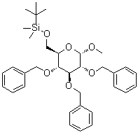 CAS # 166592-73-0, Methyl 6-O-[(1,1-dimethylethyl)dimethylsilyl]-2,3,4-tris-O-(phenylmethyl)-alpha-D-glucopyranoside