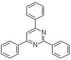 structure of CAS# 1666-86-0, 2,4,6-三苯基嘧啶
