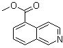 CAS # 16675-59-5, 5-Isoquinolinecarboxylic acid methyl ester, Methyl 5-isoquinolinecarboxylate, NSC 226876