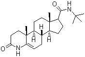 CAS # 166896-74-8, 17b-(tert-Butylcarbamoyl)-4-aza-5a-androsten-3-one, (17beta)-N-(1,1-Dimethylethyl)-3-oxo-4-azaandrost-5-ene-17-carboxamide