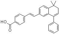 structure of CAS# 166977-43-1, 4-[(1E)-2-(5,6-Dihydro-5,5-dimethyl-8-phenyl-2-naphthalenyl)ethenyl]benzoic acid