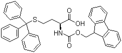 structure of CAS# 167015-23-8, N-Fmoc-S-三苯甲基-L-高半胱氨酸