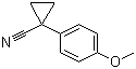 structure of CAS# 16728-00-0, 1-(4-甲氧基苯基)环丙甲腈