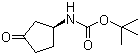 structure of CAS# 167298-40-0, [(1S)-3-氧代环戊基]氨基甲酸叔丁酯