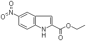 structure of CAS# 16732-57-3, Ethyl 5-nitroindole-2-carboxylate
