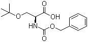 structure of CAS# 1676-75-1, N-Cbz-O-tert-butyl-L-serine