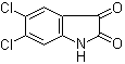 structure of CAS# 1677-48-1, 5,6-二氯靛红