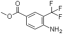 CAS # 167760-75-0, Methyl 4-amino-3-trifluoromethylbenzoate, 4-Amino-3-trifluoromethylbenzoic acid methyl ester, Methyl 3-(trifluoromethyl)-4-aminobenzoate