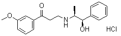 CAS # 16777-42-7, Oxyfedrine hydrochloride, D 563, FDA 1576, Ildamen, Modacor, l-Oxyfedrine hydrochloride