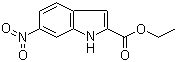 structure of CAS# 16792-45-3, Ethyl 6-nitroindol-2-carboxylate