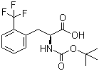 structure of CAS# 167993-21-7, Boc-L-2-三氟甲基苯丙氨酸