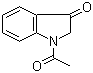 structure of CAS# 16800-68-3, N-乙酰基-3-吲哚啉酮