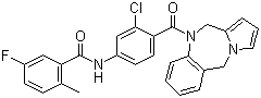 structure of CAS# 168079-32-1, Lixivaptan