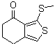 structure of CAS# 168279-57-0, 6,7-Dihydro-3-(methylthio)benzo[c]thiophen-4(5H)-one